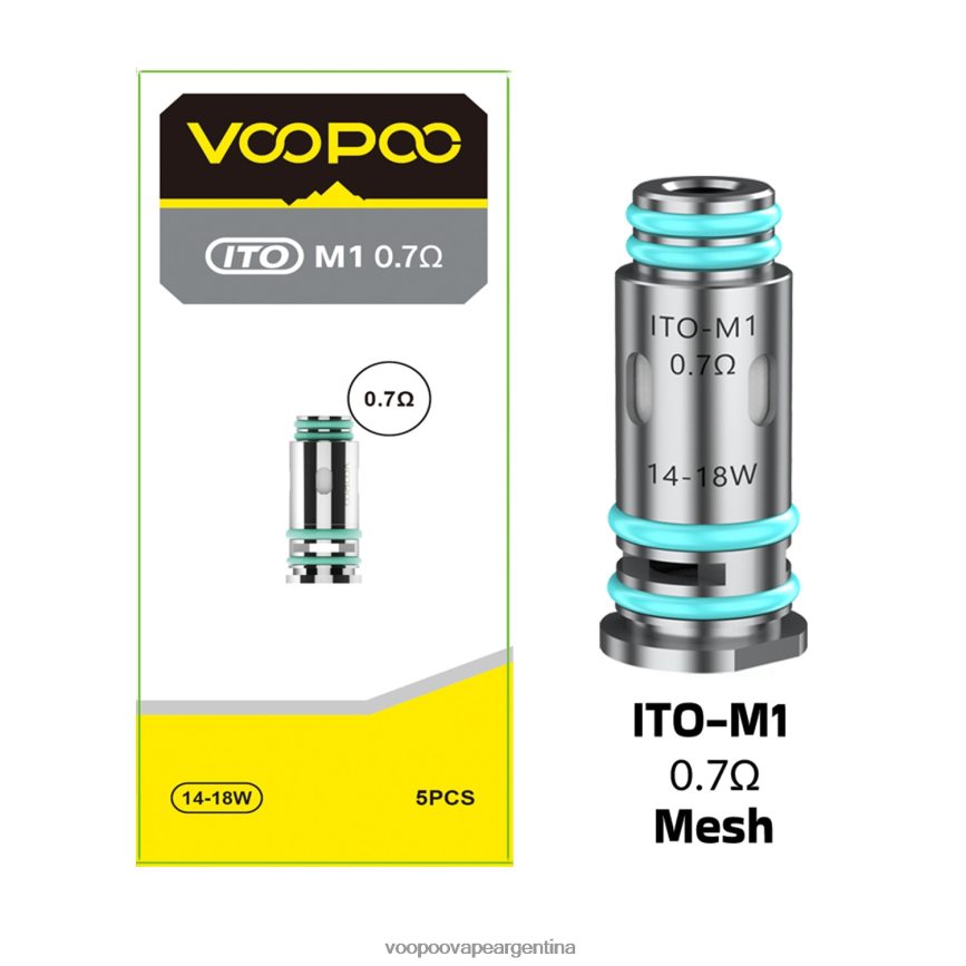 VOOPOO Vape Argentina - VOOPOO ITO bobinas (5 piezas) ito-m1 6T4D44612