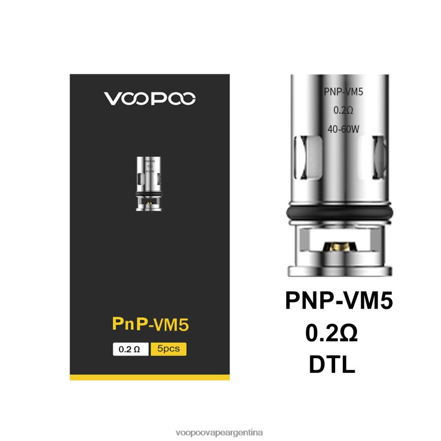 VOOPOO Argus Precio - VOOPOO PNP bobinas (5 piezas) pnp-vm5 6T4D44599