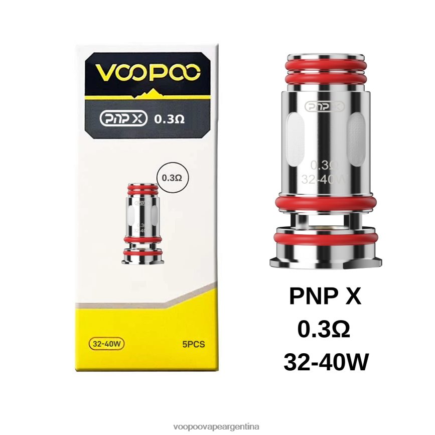 VOOPOO Drag Argentina - VOOPOO PNP bobinas (5 piezas) pnp x 0,3 ohmios 6T4D44607