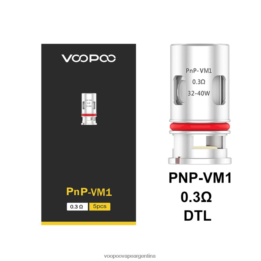 VOOPOO Drag Precio Argentina - VOOPOO PNP bobinas (5 piezas) pnp-vm1 6T4D44596