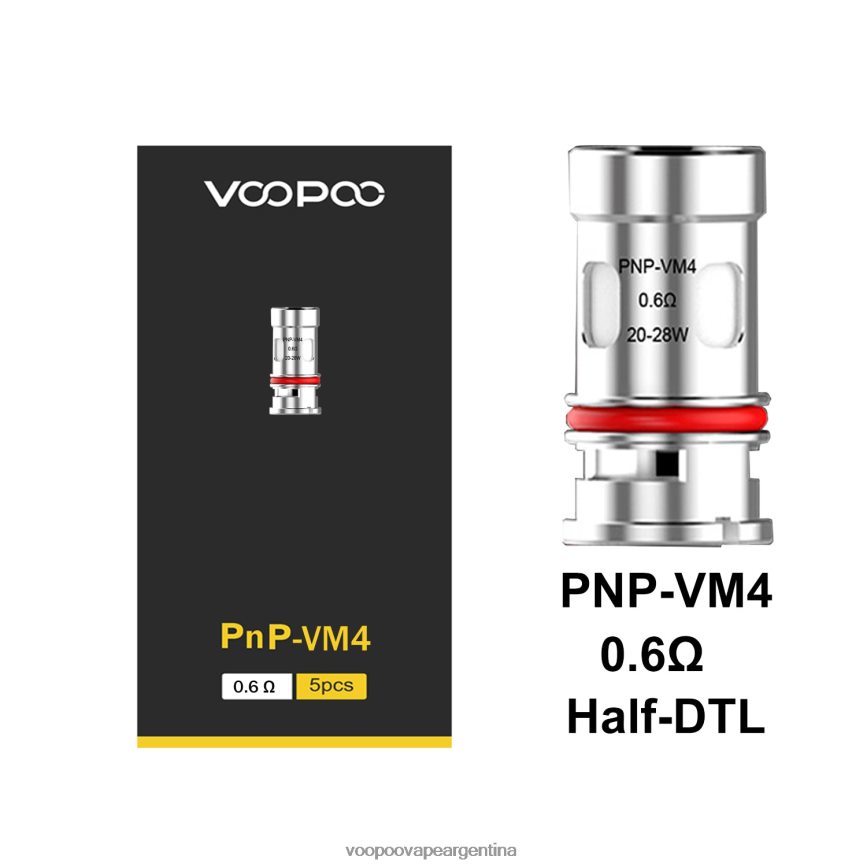 VOOPOO Gene Precio Argentina - VOOPOO PNP bobinas (5 piezas) pnp-vm4 6T4D44598