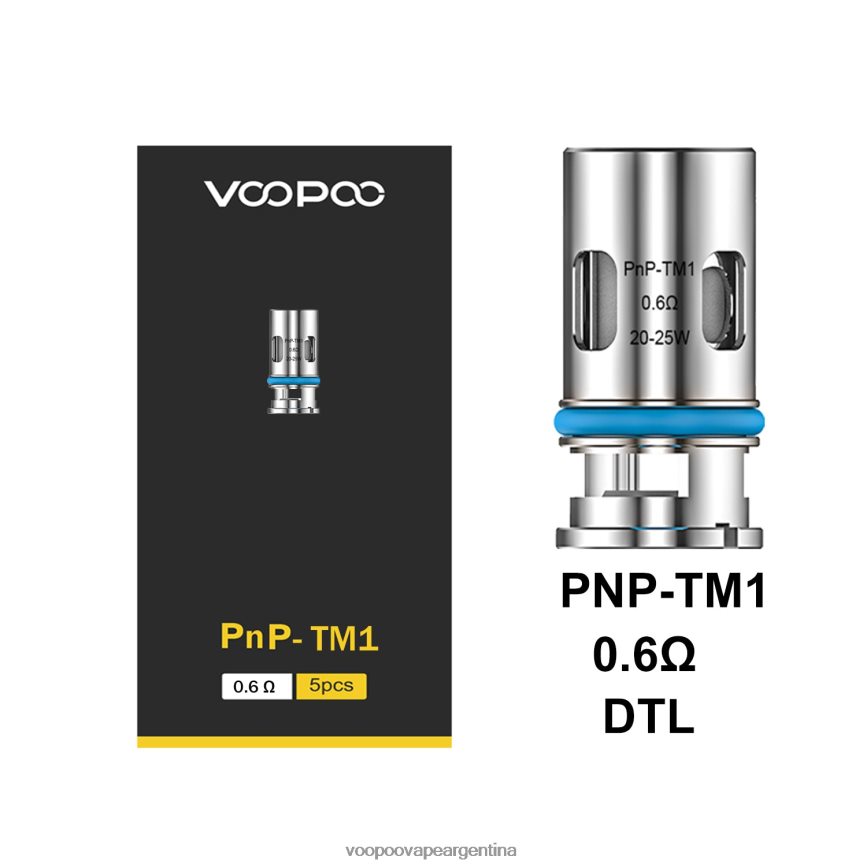 VOOPOO Vape Buenos Aires - VOOPOO PNP bobinas (5 piezas) pnp-tm1 6T4D44593