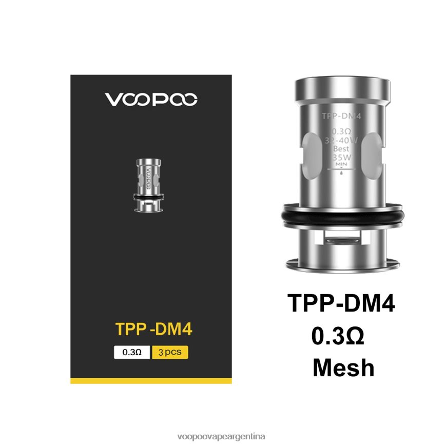 VOOPOO Argentina - VOOPOO TPP bobinas (3 piezas) tpp-dm4 6T4D44611