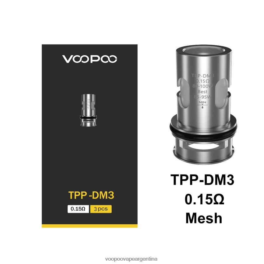 VOOPOO Vape Price - VOOPOO TPP bobinas (3 piezas) tpp-dm3 6T4D44610