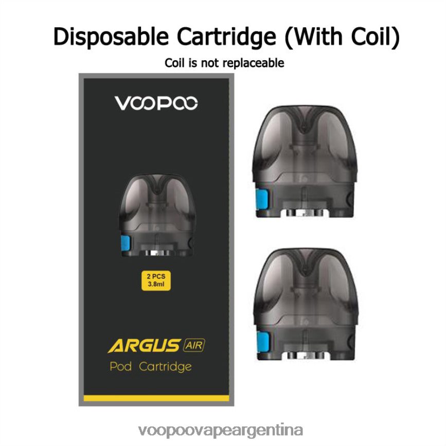 VOOPOO Precio - VOOPOO ARGUS AIR cartucho de cápsulas (2 piezas) cápsula con bobina de 0,8 ohmios 6T4D44535