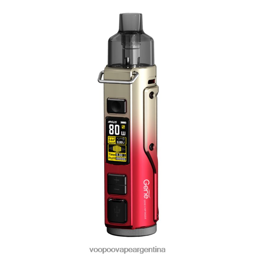 VOOPOO Vape Argentina - VOOPOO ARGUS PRO kit de modificación de cápsulas oro rojo 6T4D4432