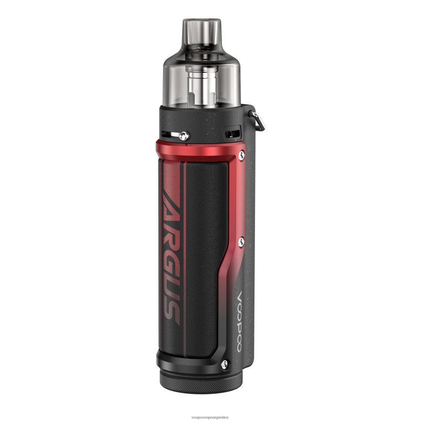 VOOPOO Vape Buenos Aires - VOOPOO ARGUS PRO kit de modificación de cápsulas cuero litchi rojo 6T4D4423